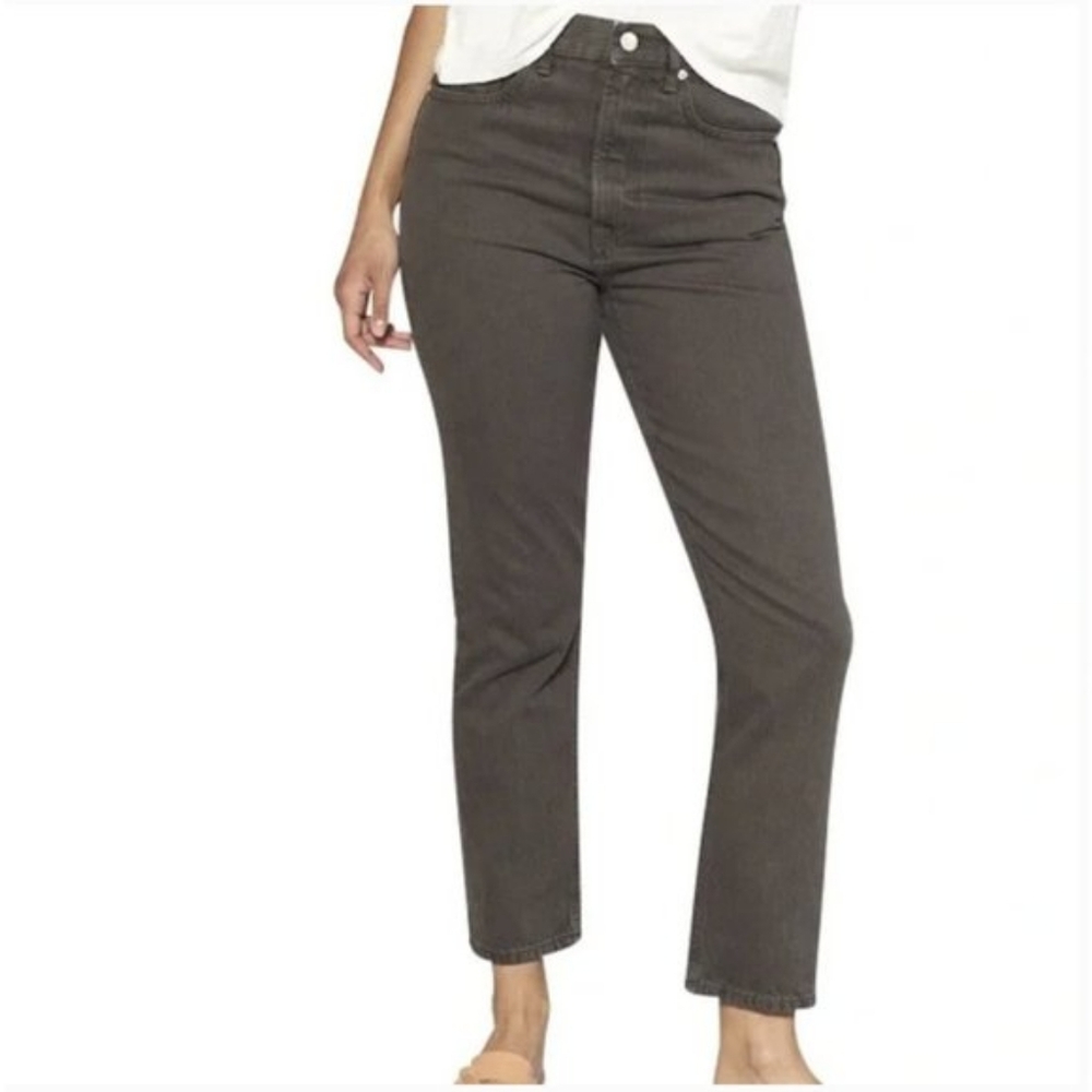 NWT outerknown organic Dune high rise slim fit jeans in ember size 26